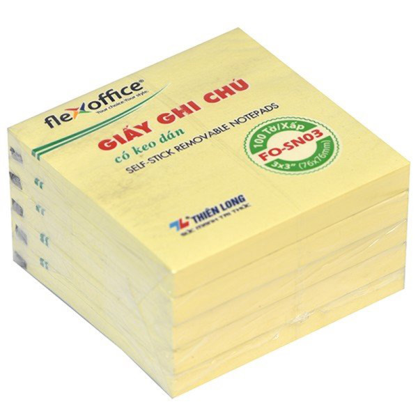 Giấy ghi chú 3x3 FO-SN03 (Flexoffice)